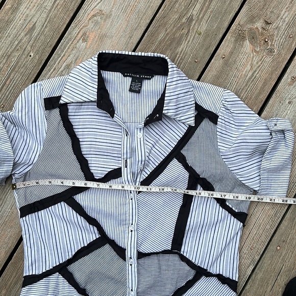 Antilia Femme boho distressed top M-L - Picture 6 of 9